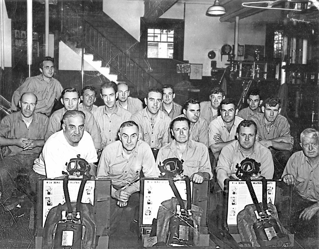 Old photo of Everett Firefighters